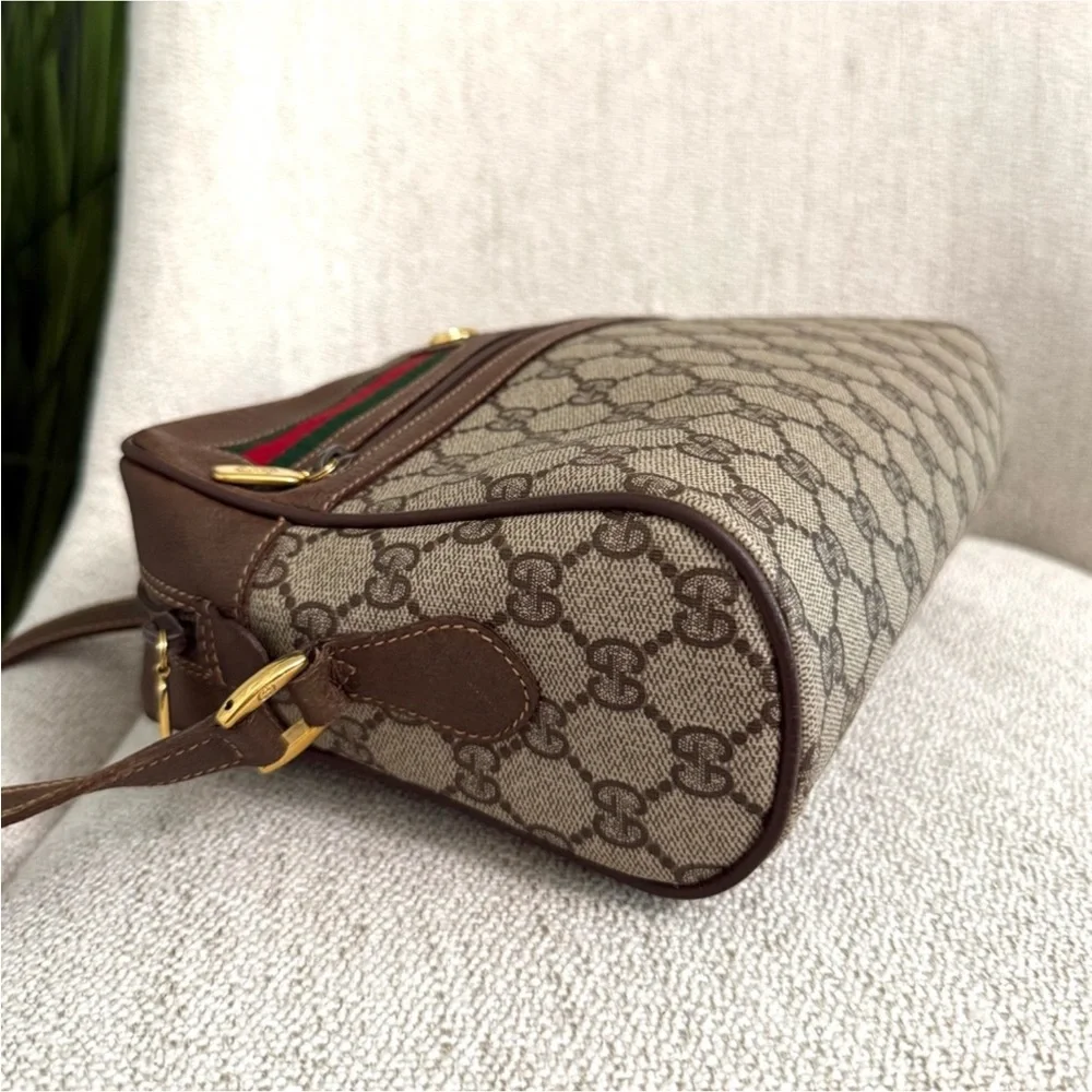 Authentic Gucci crossbody bag brown monogram coated canvas - Picture 7 of 12